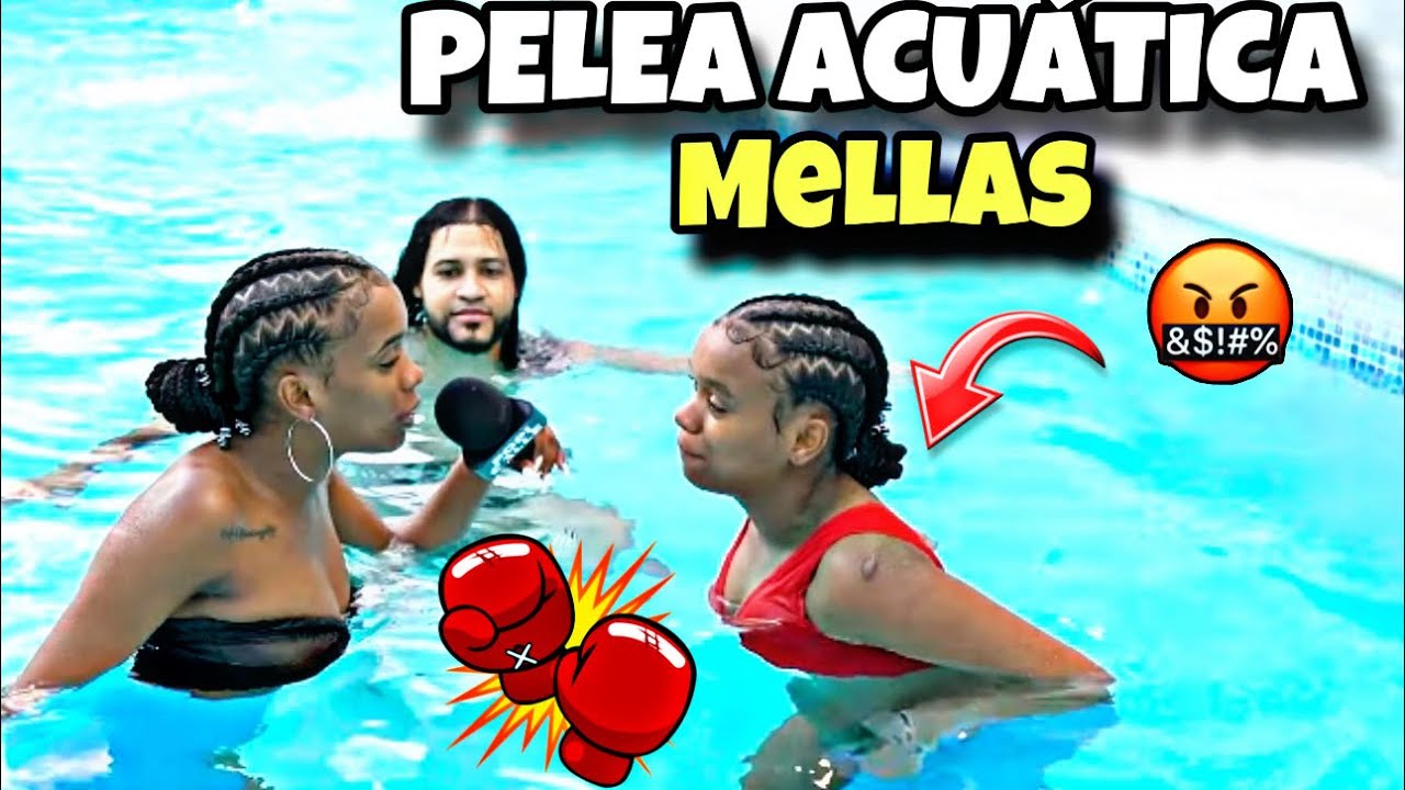 Las mellas se Killan feo entre ellas - en la piscina