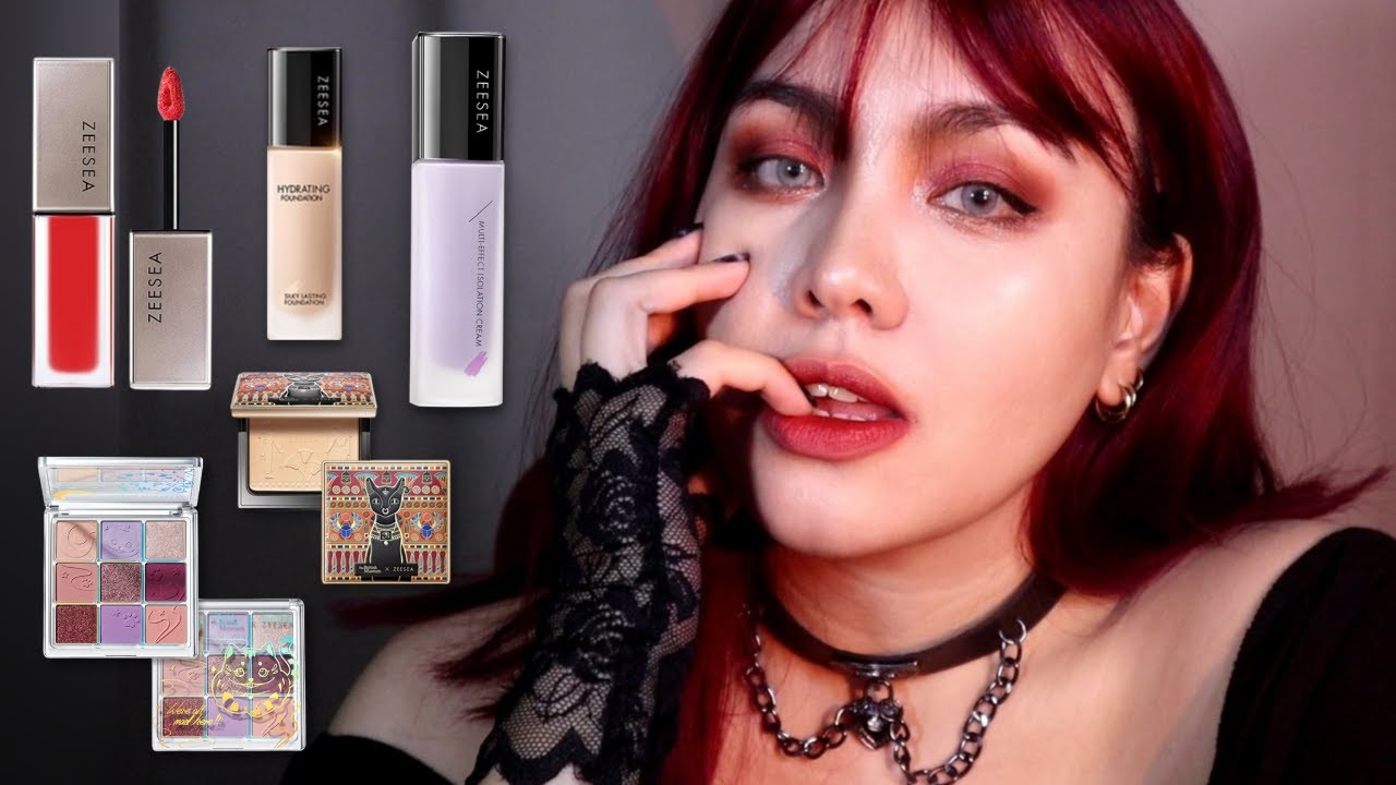 VIRAL TIKTOK MAKEUP! | Full face of ZEESEA COSMETICS | Miss Bea