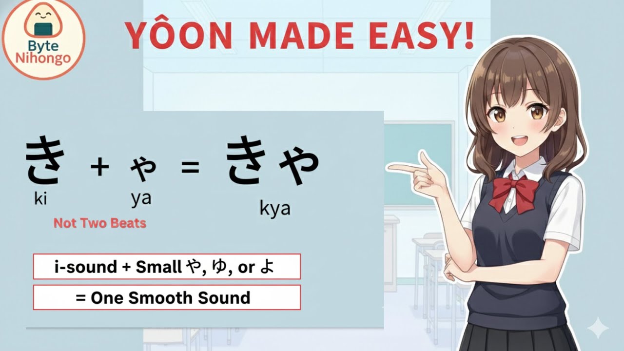 Combined sounds (Yōon) Made Easy | きゃ・しゅ・ちょ Explained Clearly