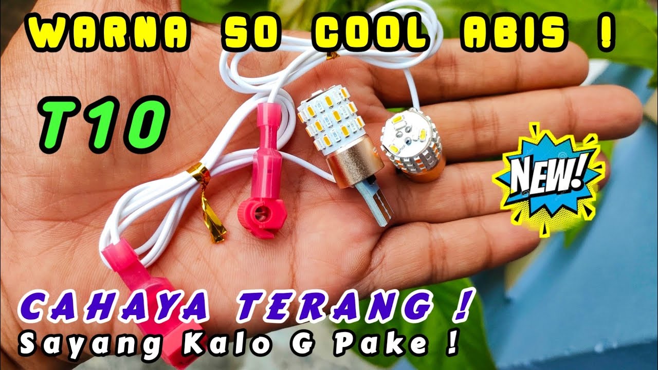 TERBARU ! LED T10 2 Mode SENJA & SEIN 54 LED, Super Bright & Nyala Terang , G Bakalan Kecewa Pakenya