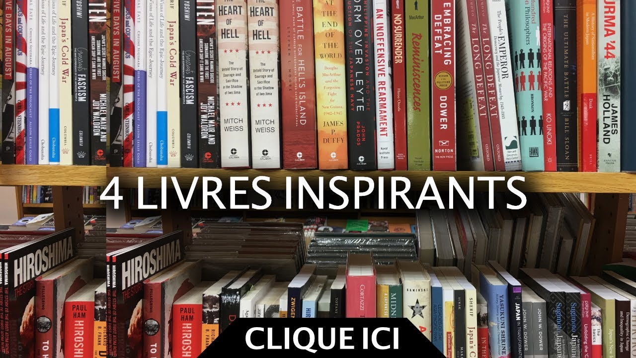 TOP 4 DE LIVRES INSPIRANTS POUR TE BOOSTER DANS TA VIE