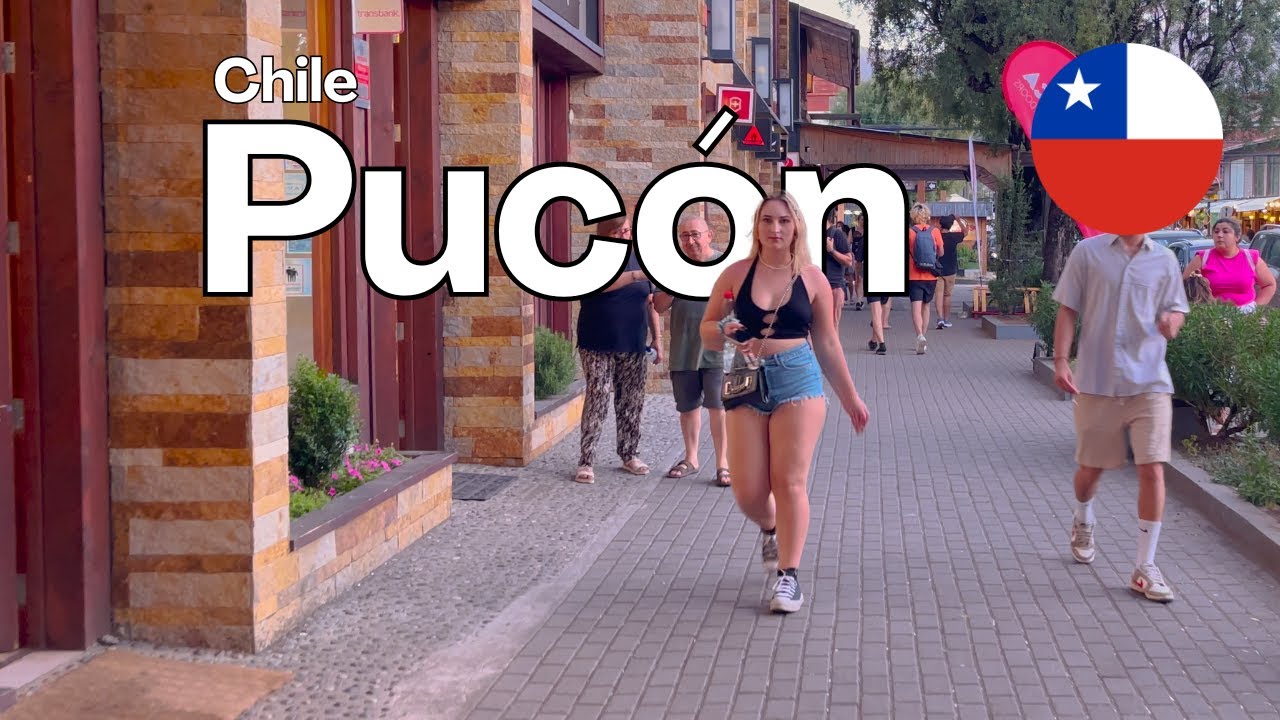 Summer Sunset Walk 2023 - 🇨🇱 Pucón Chile - 4K HDR - Part 2