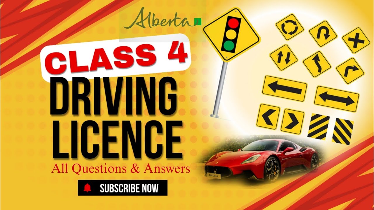 Alberta Class 4 Driver's License Exam Preparation | Knowledge Test – Questions & Answers Guide