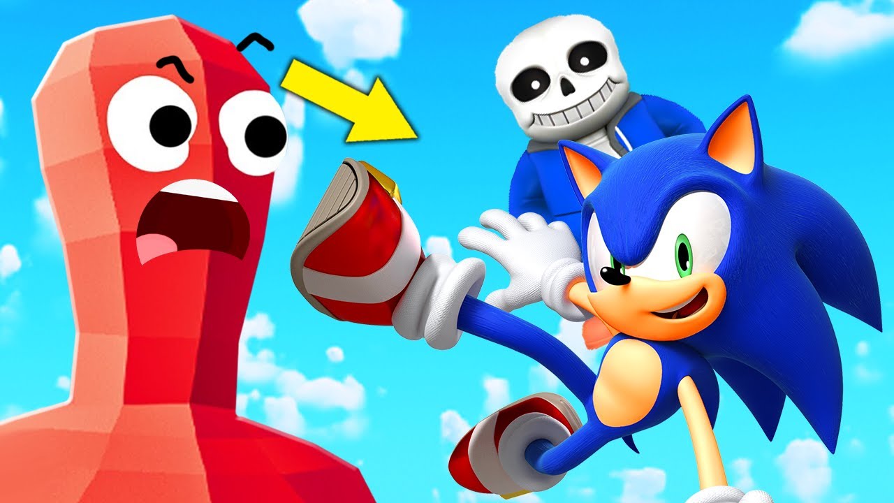 I UPGRADE This Wobbler Into SONIC and SANS in TABS!