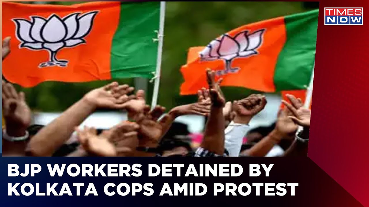 BJP Workers Protest Against TET Row, Detained By Kolkata Cops | Latest News | English News