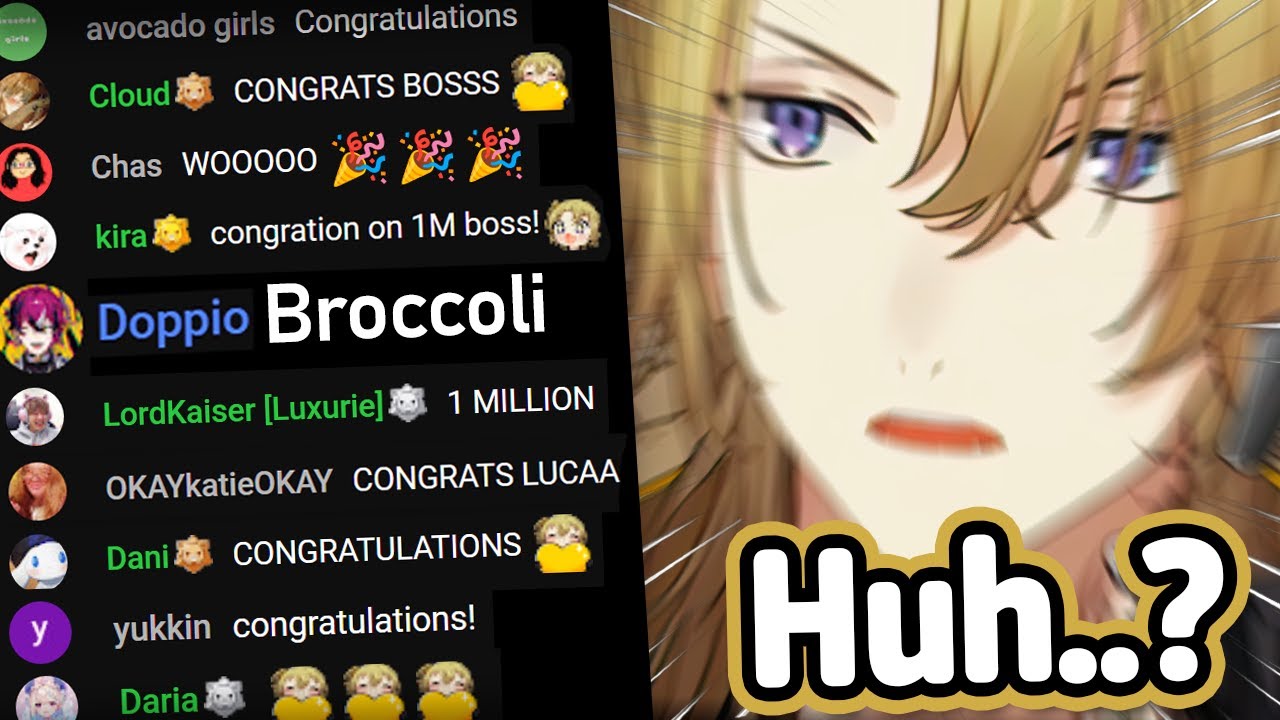 *Everyone Congratulating Luca on 1 Million*  𝘿𝙤𝙥𝙥𝙞𝙤: