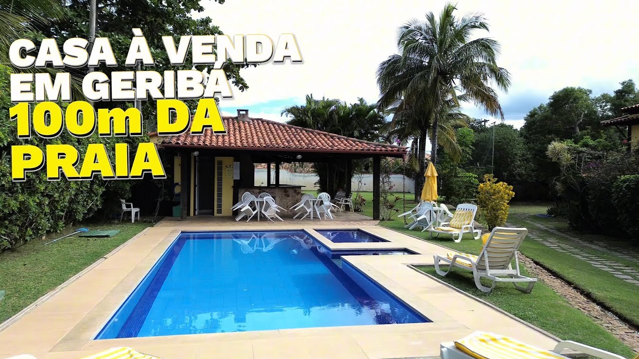 Casa à venda em Geribá a 100m da praia