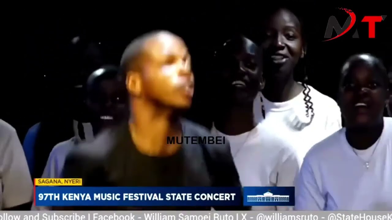 Kenyatta University Steals the Show at Sagana State Lodge as they Perform to Ruto Mkono wa Bwana!