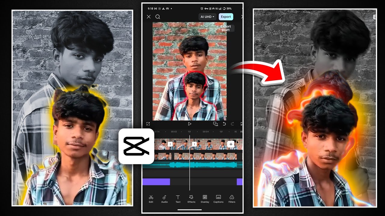 Trending Cutout Transition Video Editing In Capcut | Cutout Transition Reels Editing In Capcut