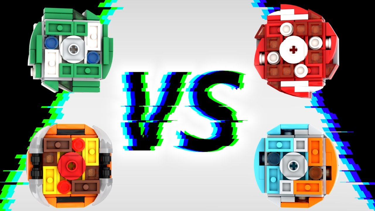 Who’s The Best Remaster?! | Lego Beyblade Quadruple Battle!