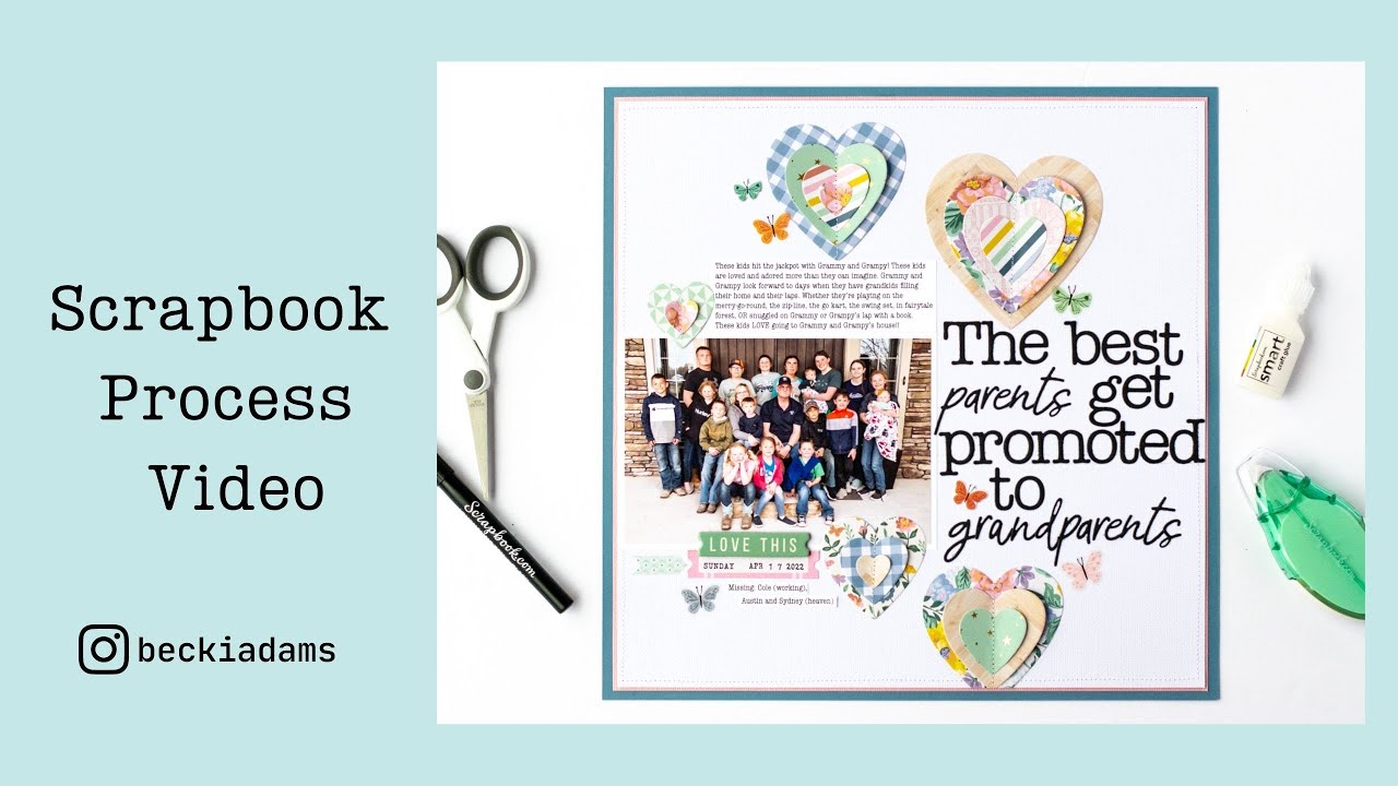 Scrapbook Process Video | Scrapbooking Tips & Tricks | National Scrapbook Day 2022 | Scrapbook.com