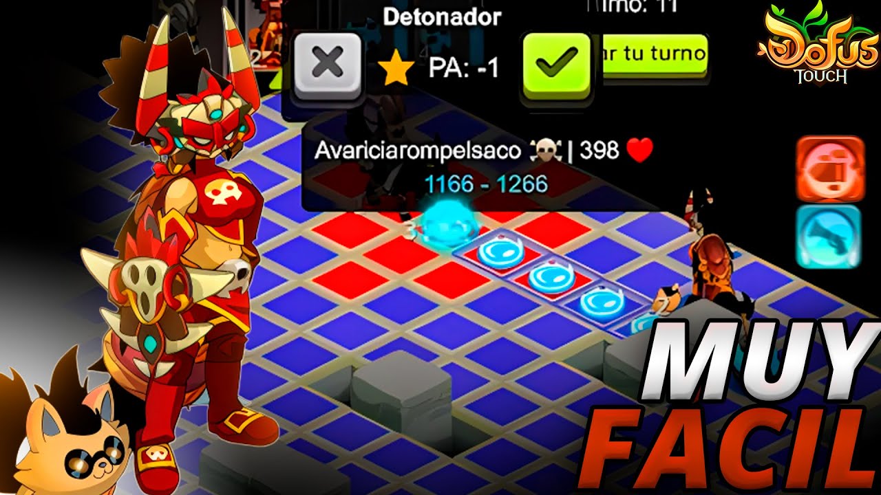 [Dofus touch] Usando el set inte/suerte full daño + koli 3v3 - Koli1vs1 #45
