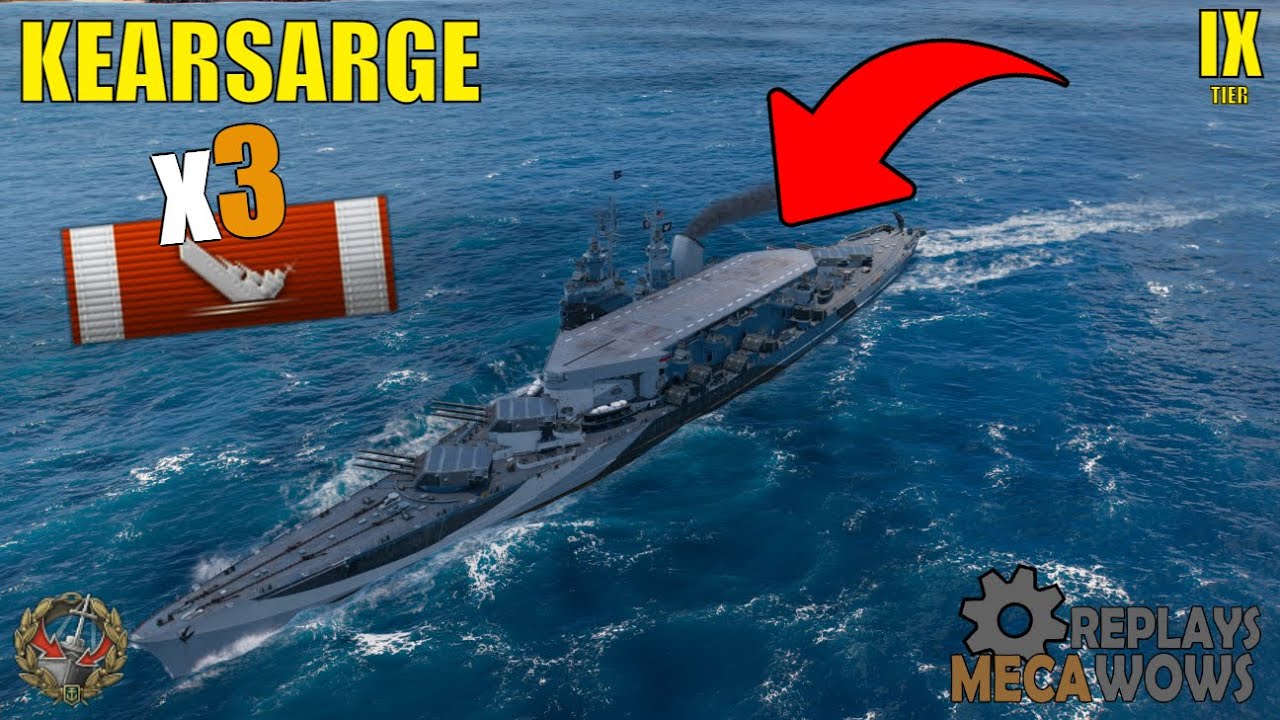 AIRCARRIER?? Kearsarge 3 Kills & 210k Damage | World of Warships Gameplay
