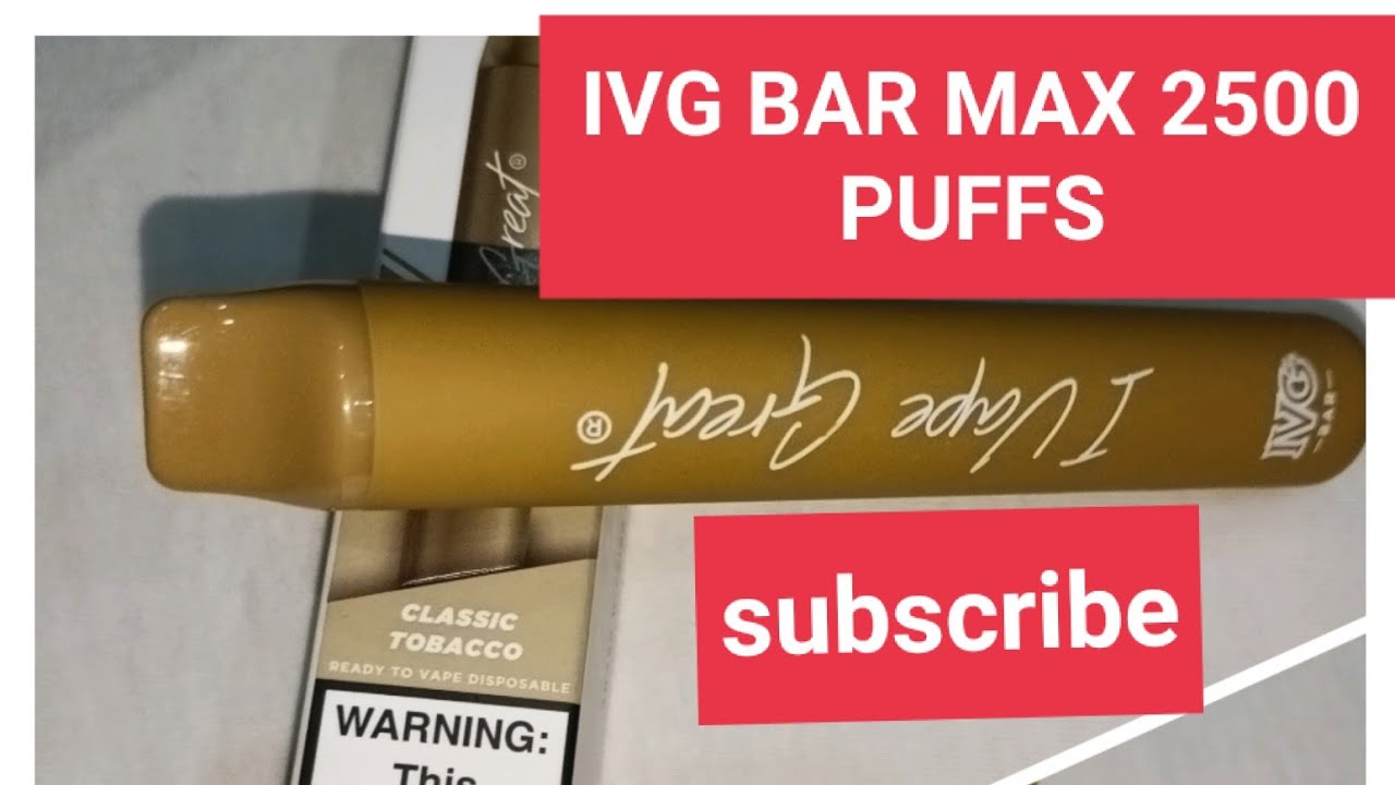 IVG Bar Max (250O PUFFS) unboxing