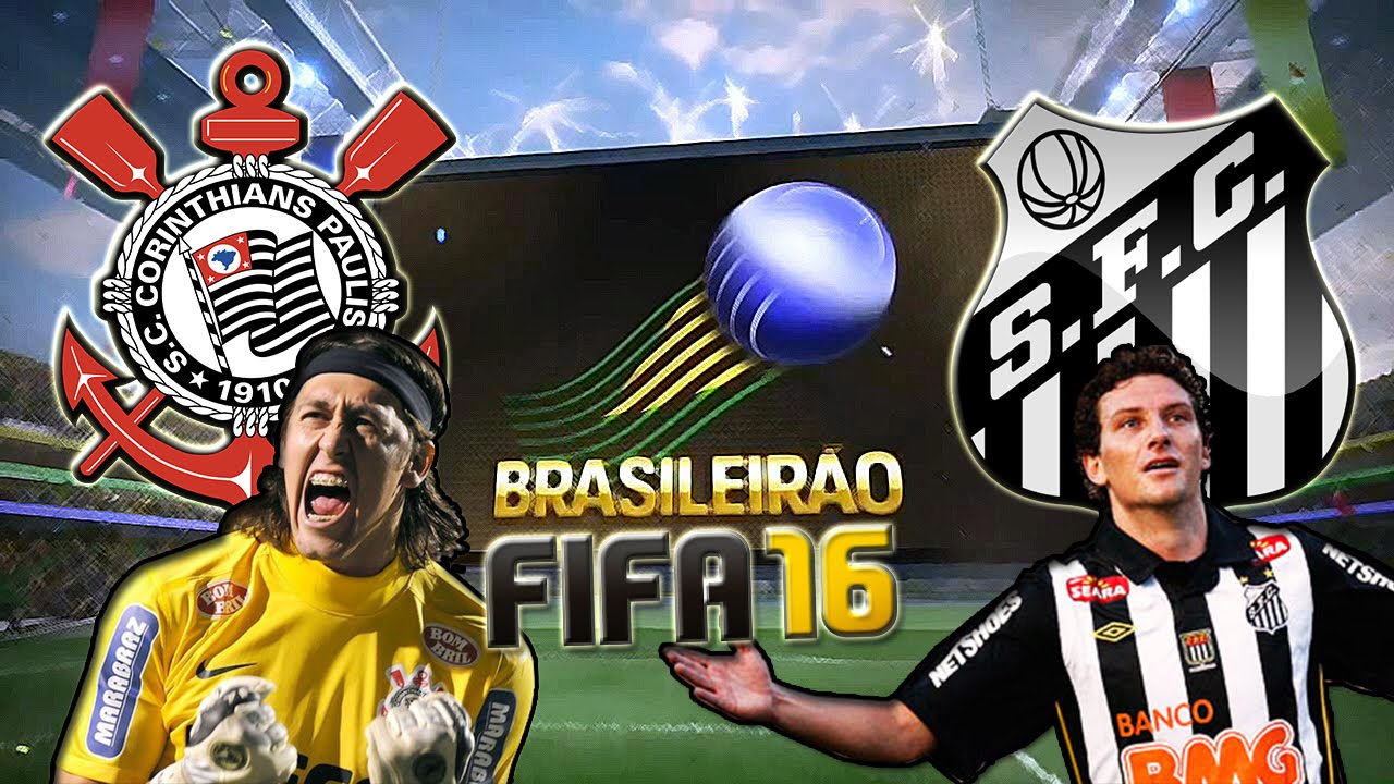Corinthians VS. Santos (01/06/2016) Brasileir&atilde;o S&eacute;rie A - FIFA 16