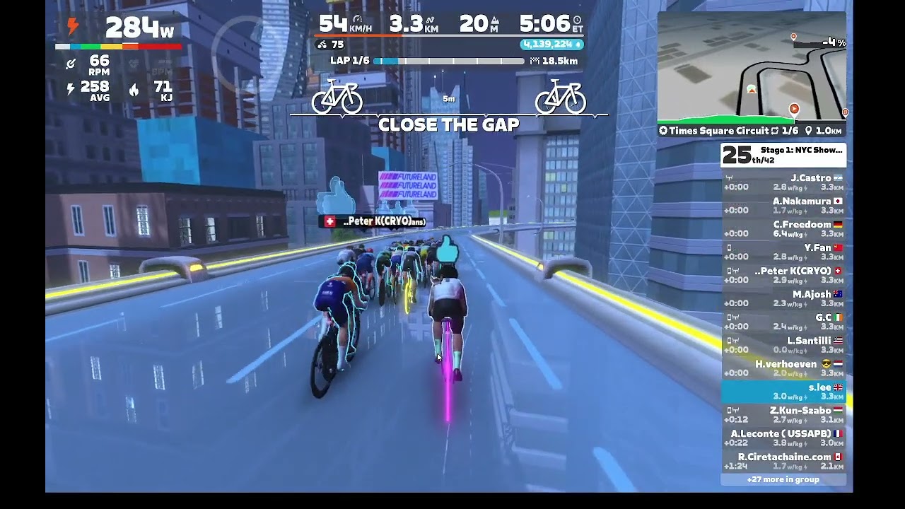 ZWIFT RACE - NYC SHOWDOWN 25/11/25