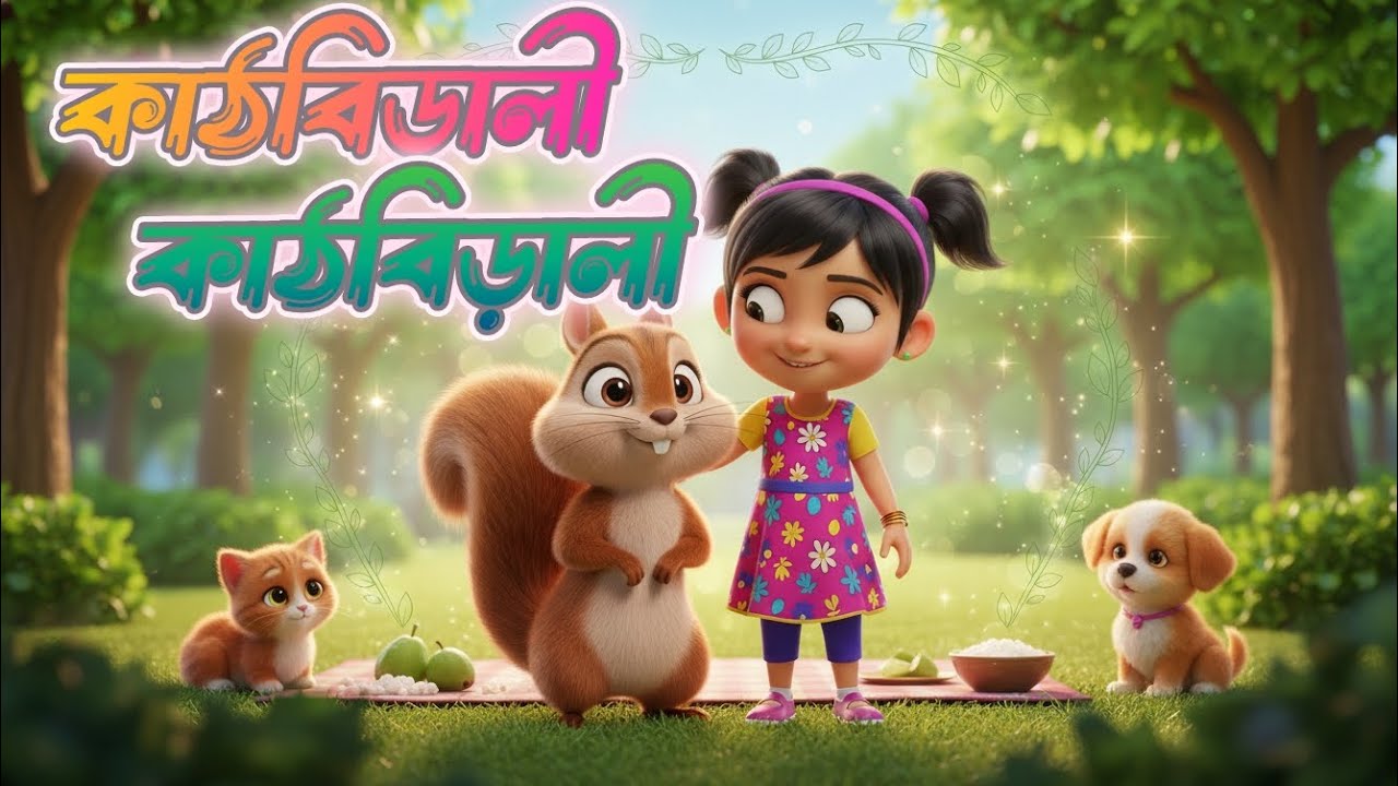 কাঠবিড়ালী কাঠবিড়ালী | বাংলা জনপ্রিয় ছড়া গান