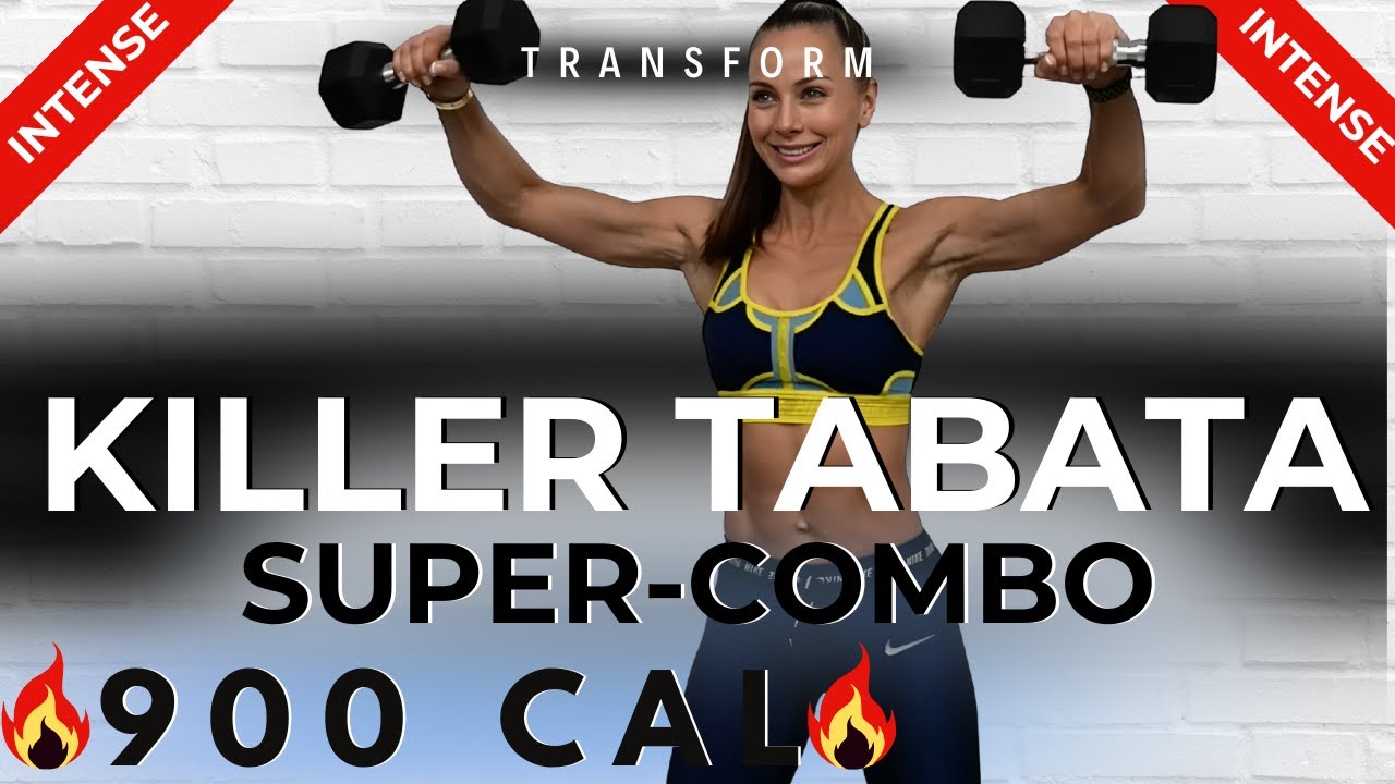 80-MIN KILLER TABATA + ABS | Extreme Fat Burn, Total Body Sculpt with Weights + Belly Fat Blast