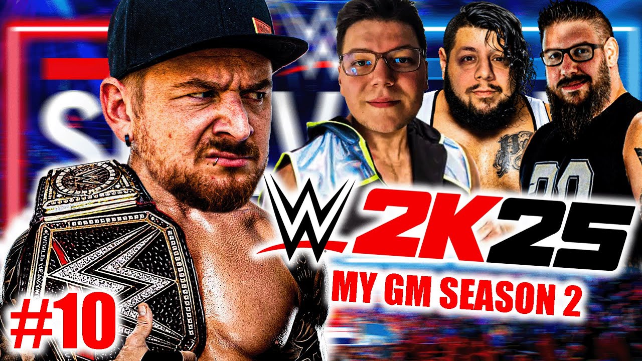 Der PLAN für die TITELVERTEIDIGUNG 😰Wir gegen SLIVOOO , PANDA & TACTIX 🔥 WWE 2K25 GM MODE ONLINE #10