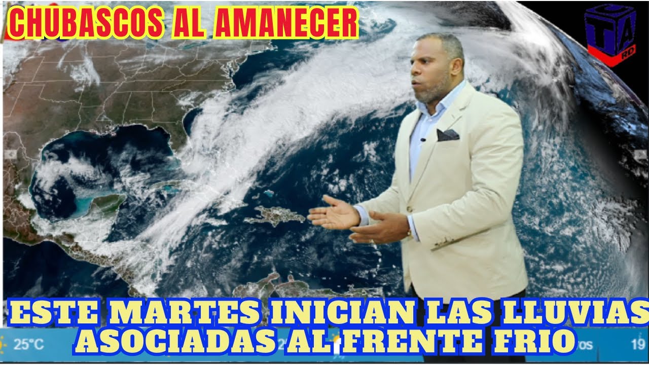 FRENTE FRIO O SISTEMA FRONTAL ESTARA DEJANDO LLUVIAS DESDE ESTE MARTES Y HASTA EL JUEVES EL EL PAIS
