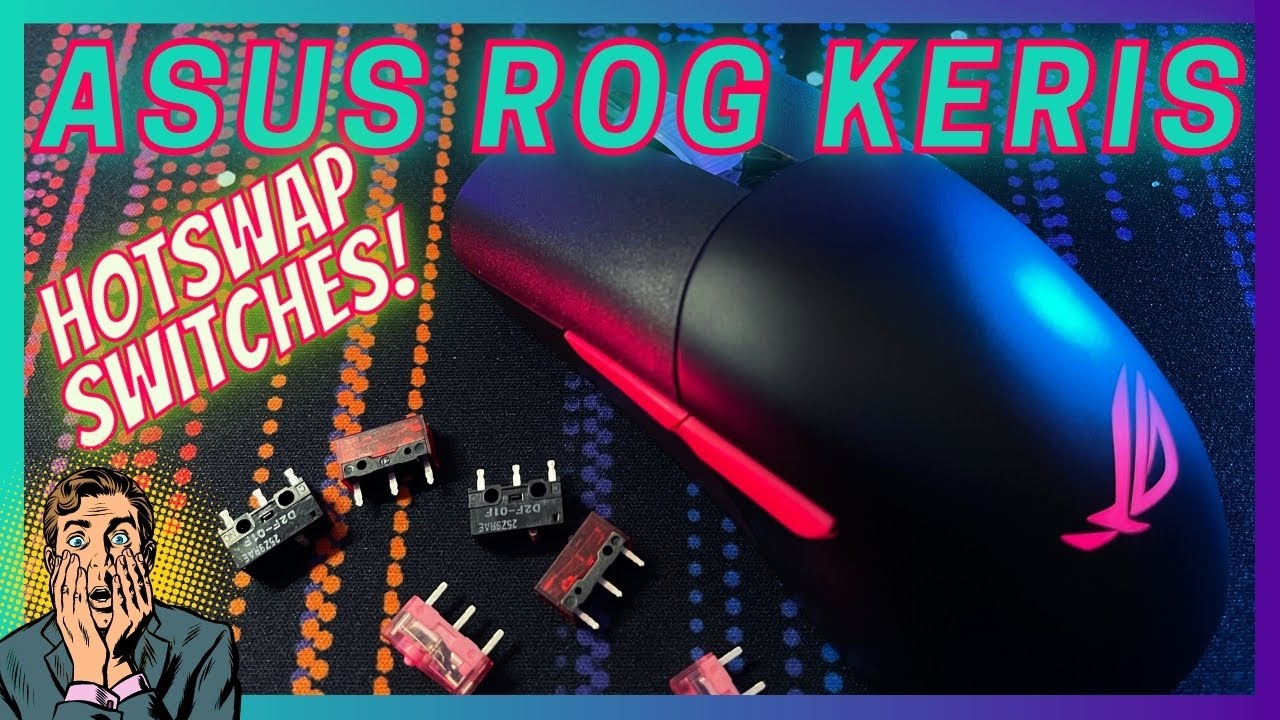 Обзор ASUS ROG Keris: Острая как кинжал эта легкая мышь с возможностью быстрой замены?
