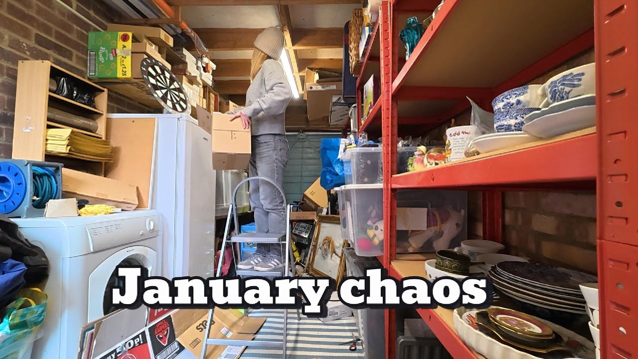 Organising my reselling storage space.