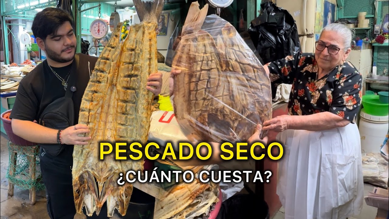 PRECIO DEL PESCADO SECO EN EL MERCADO CENTRAL De San Salvador 🇸🇻 una gran variedad de pescados 