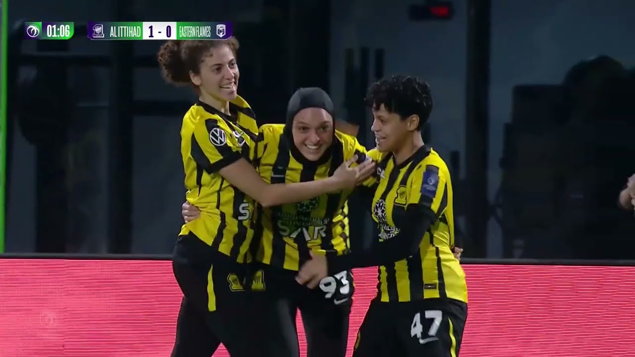 ملخص مباراة الاتحاد 3 - 2 شعلة الشرقية | الجولة التاسعة من الدوري الممتاز للسيدات 25\26