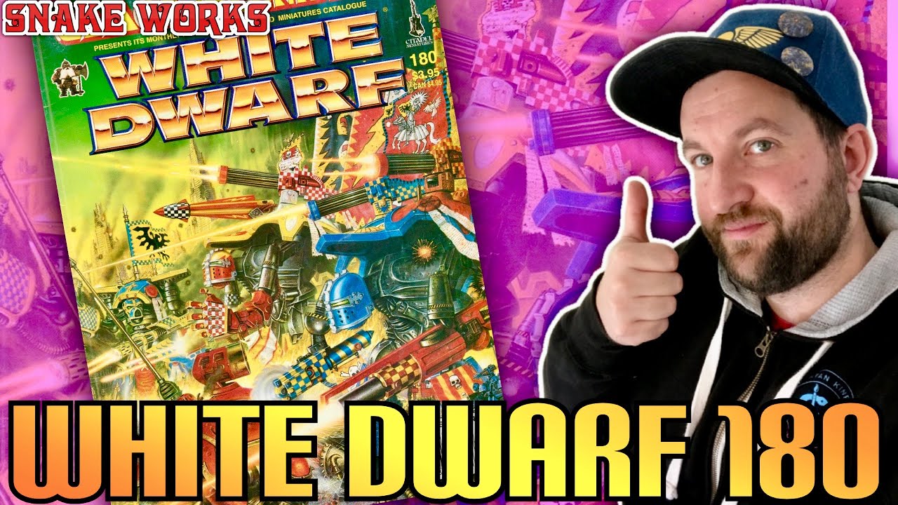 White Dwarf 180 : Retro Readthrough Feat' Blood Bowl - Imperial Knights - Howling Griffons