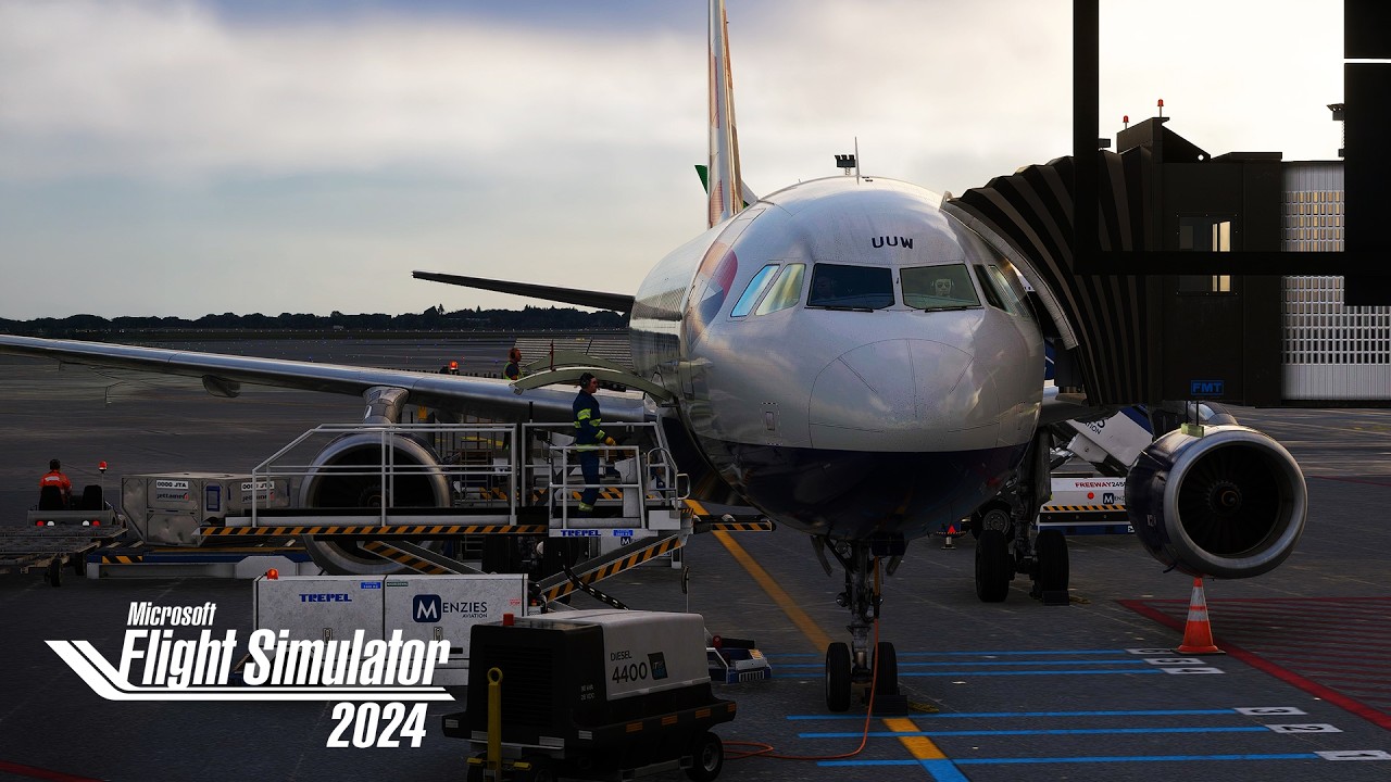 Flight Simulator 2024: Fenix A320 | Copenhagen ✈ London Heathrow | Full Flight | RTX 5070 Ti