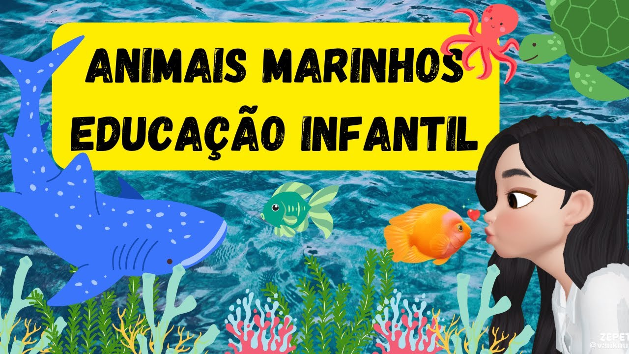 ANIMAIS MARINHOS PARA EDUCAÇÃO INFANTIL