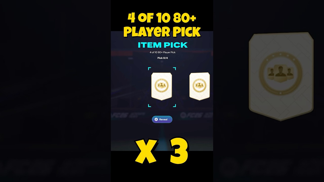 4 of 10 80+ Player Pick. New SBC as part of the Knockout Royalty Promo in FC 26