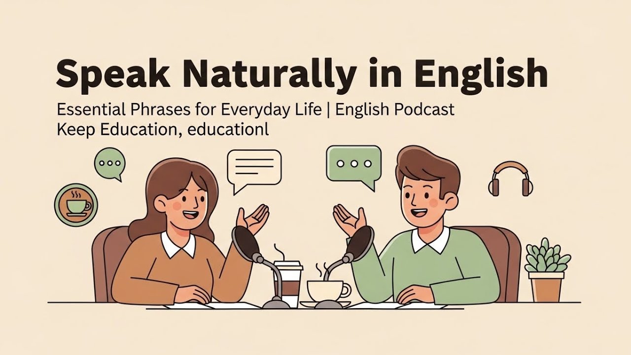 Speak Naturally in English | Essential Phrases for Everyday Life | English Podcast