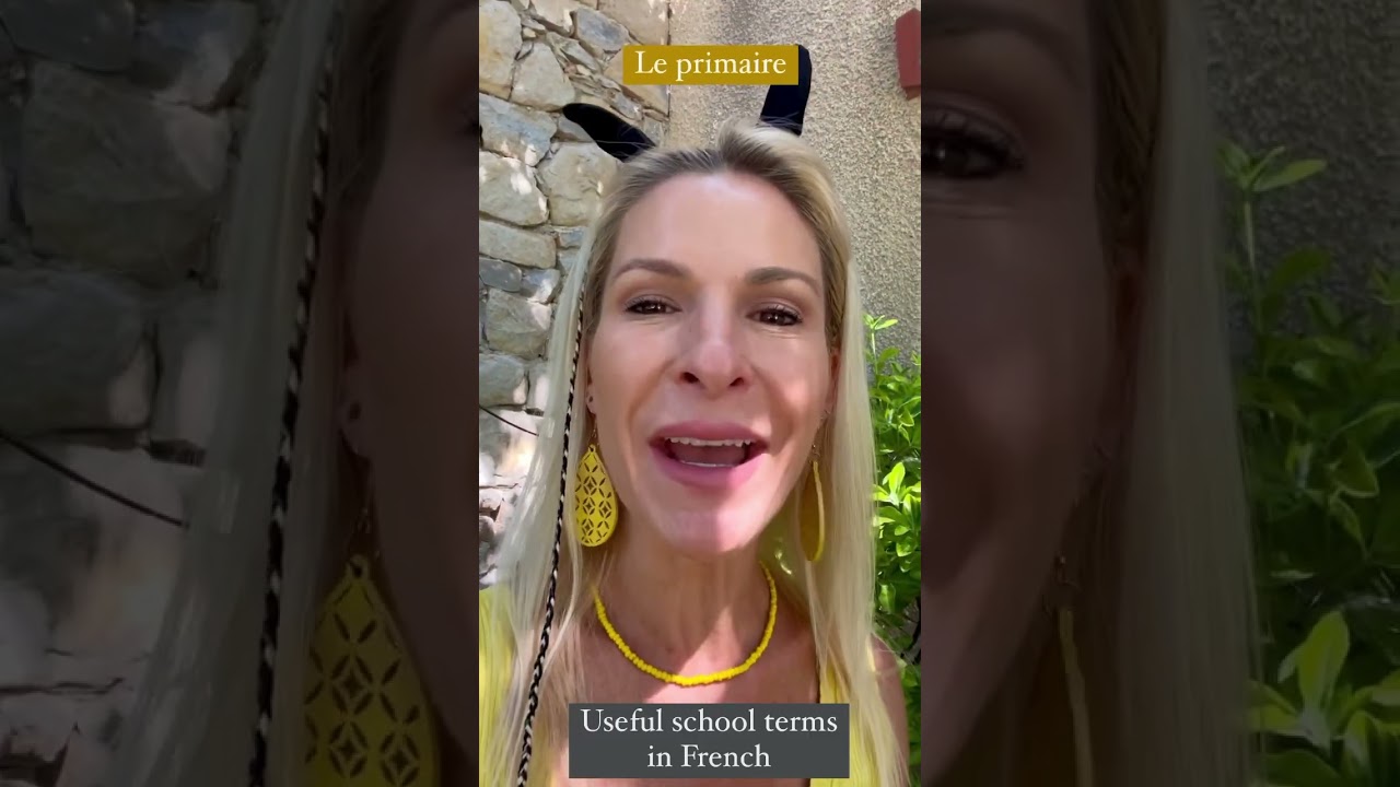 SCHOOL EXPRESSIONS in FRENCH & HOW to SAY BACK-TO-SCHOOL in French