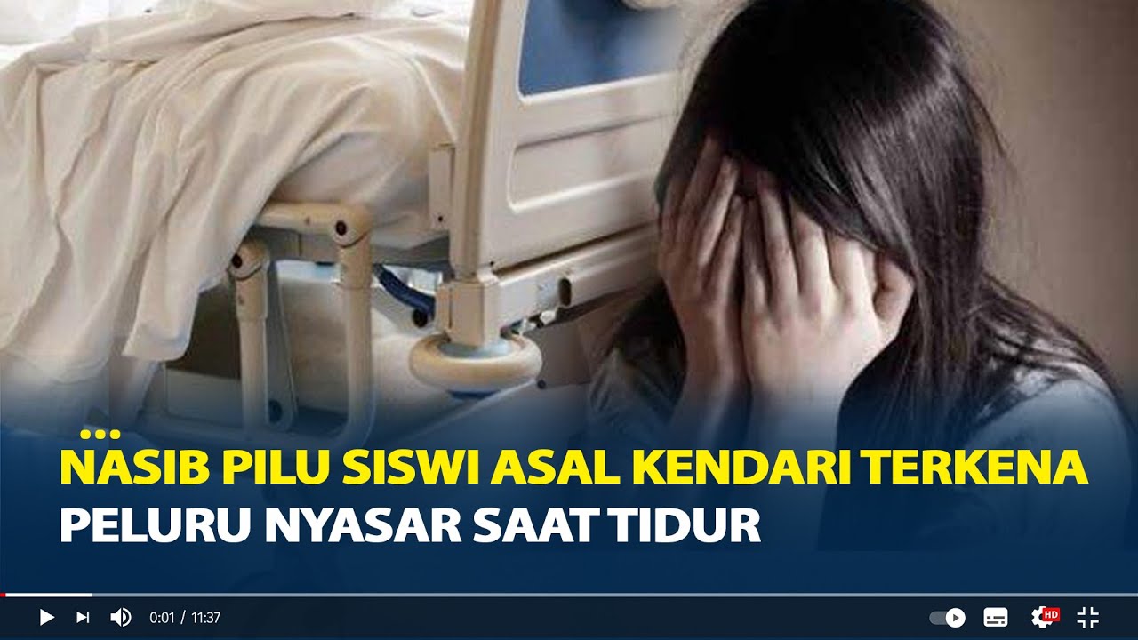 Nasib Pilu Siswi Asal Kendari Terkena Peluru Nyasar Saat Tidur, Polisi Buka Suara