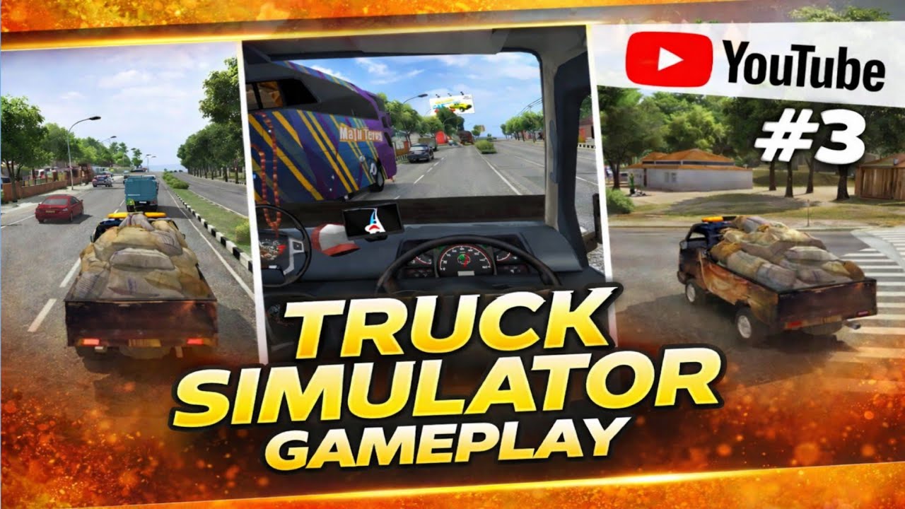 🚚💨 भारी माल | मज़ेदार ड्राइव 😍 Truck simulator indonesia gameplay #3 