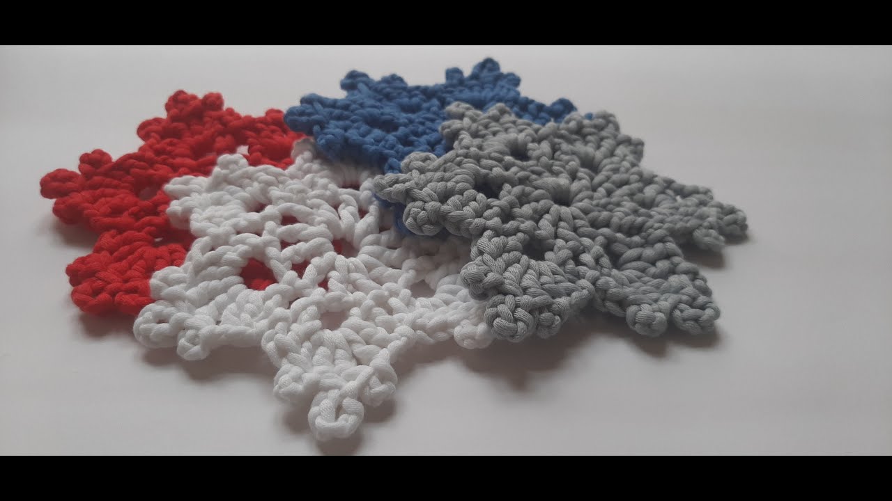 Horgolt hópehely 3. / Crochet snowflake 3. by Hooks