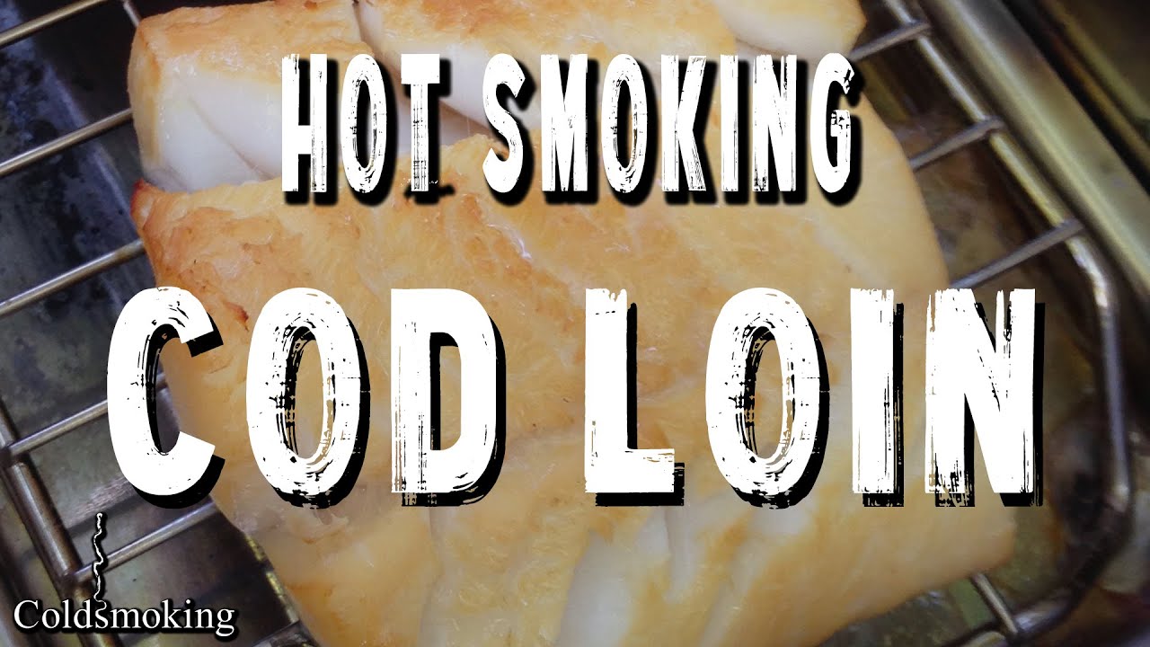HOW TO HOT SMOKE COD LOIN -  In a CAMERONS MINI SMOKER