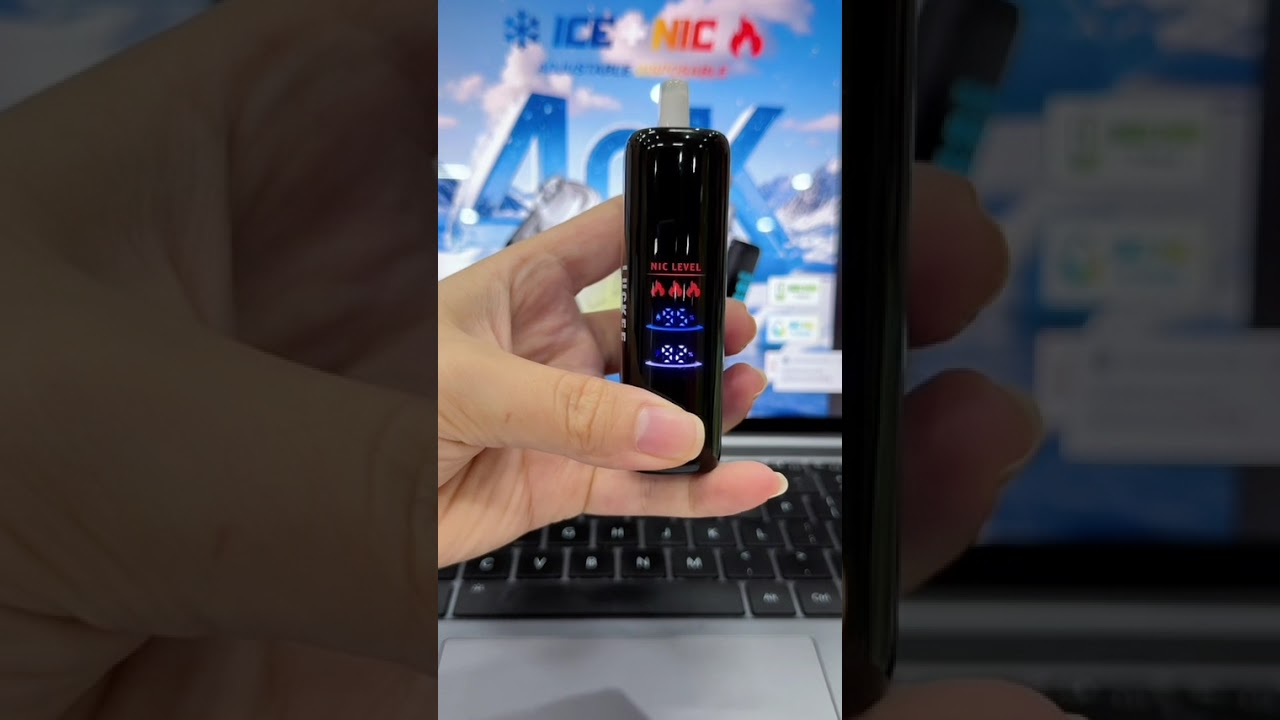 LUCKEE IC40000 &ndash; ICE + NIC Adjustable Disposable Vape ❄️🔥 #disposablevape #luckeevape #vapeflavors
