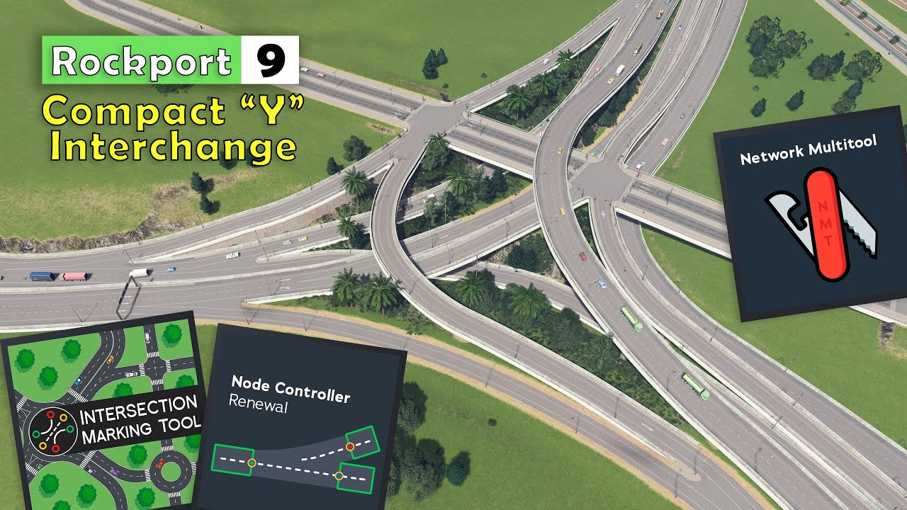 MAJOR Highway Network Overhaul | Cities Skylines : Rockport 9