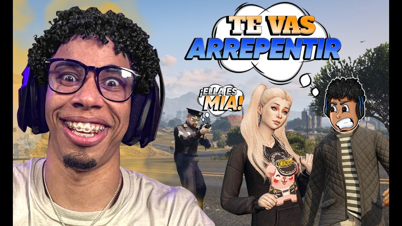 Se Metió con MI CHICA y SE ARREPINTIÓ al instante 😮‍💨 El Policía que CASI ARRUINA MI CITA en GTA V