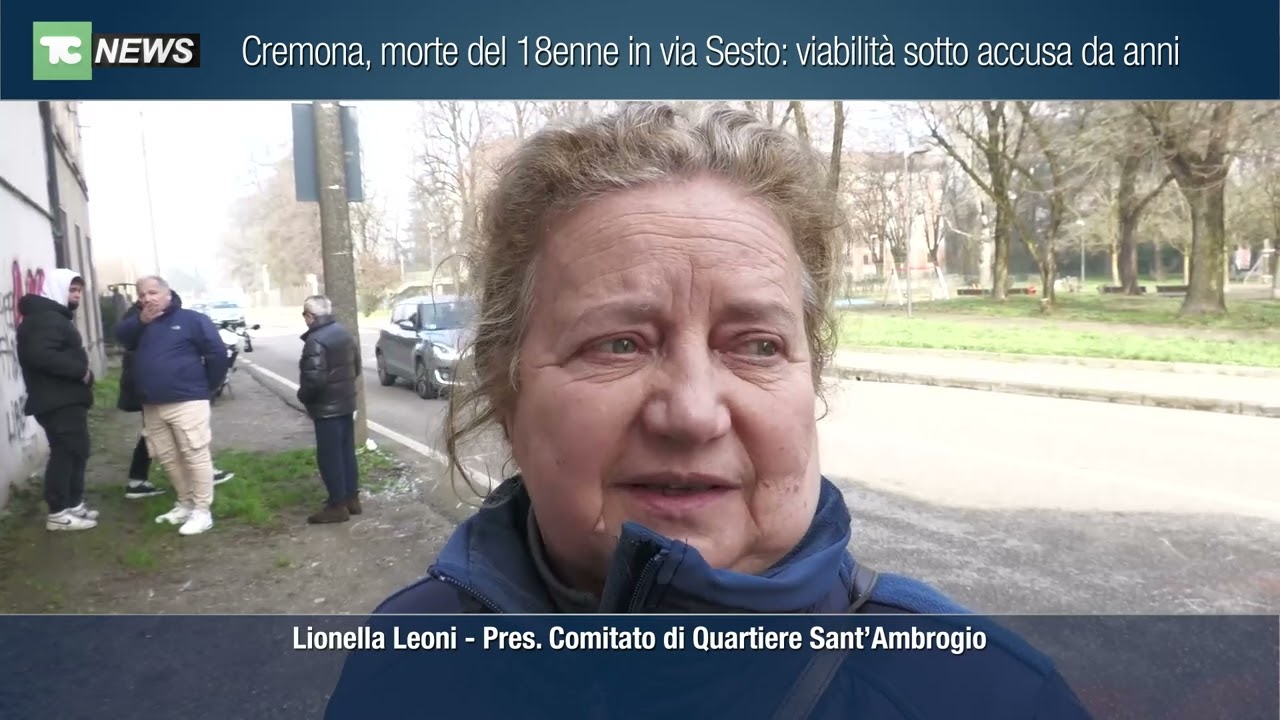 Cremona, morte del 18enne in via Sesto: viabilità sotto accusa da anni