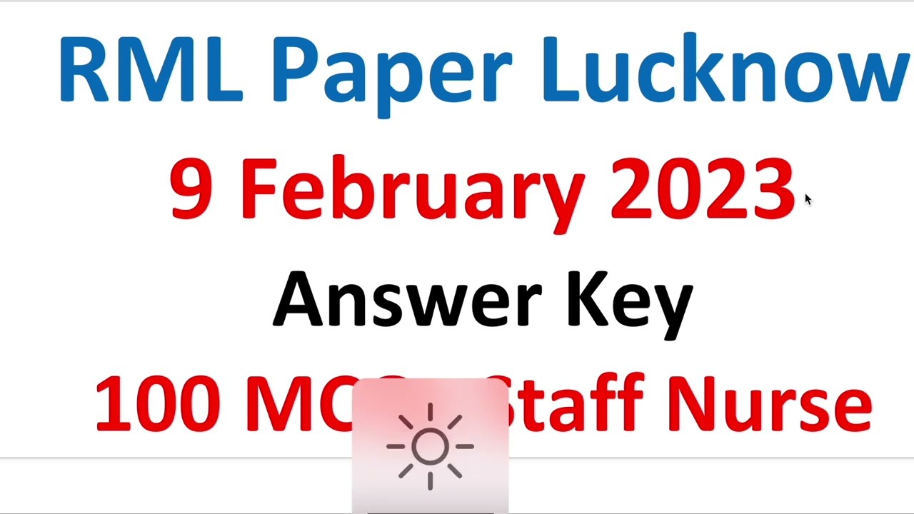 Решена задача по подготовке к экзамену RML Staff Nursing Paper 2023 | 9 февраля 2023 г. | Официал...