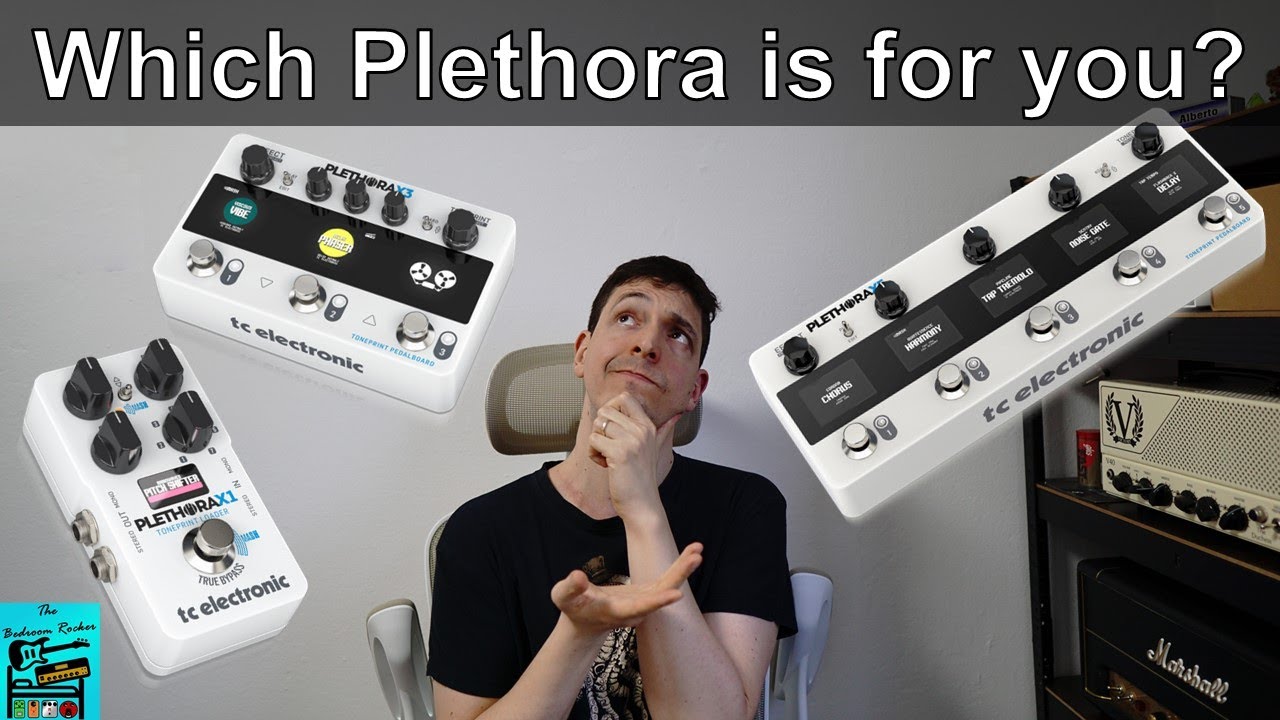 TC Electronic Plethora X1 vs X3 vs X5 - Detailed feature comparison