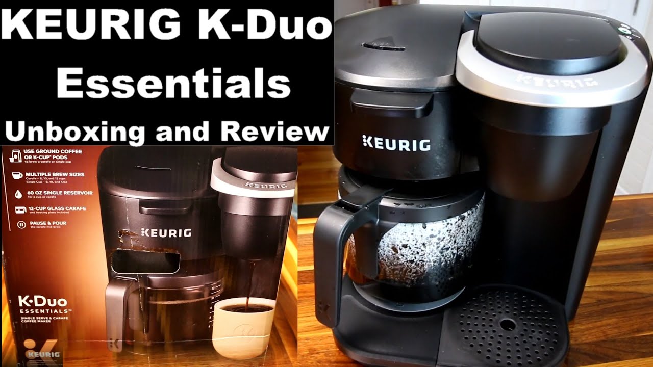 Обзор и демонстрация кофеварки Keurig K-Duo Essentials