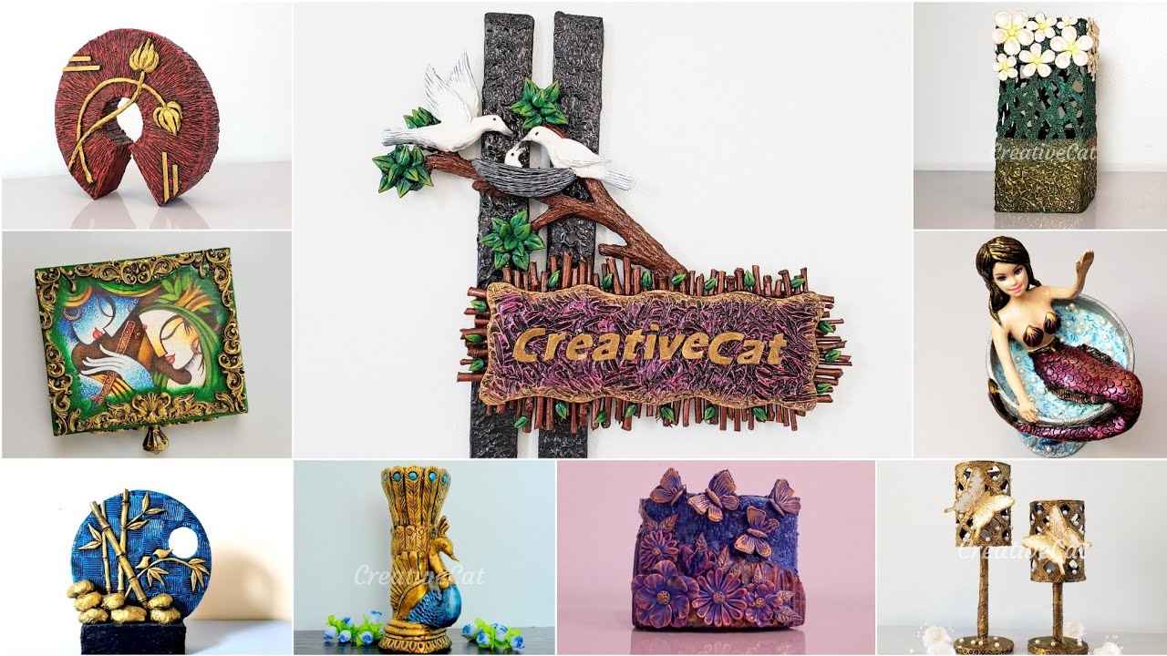 50 beautiful home decor ideas/Art and craft/wall decor/CreativeCat