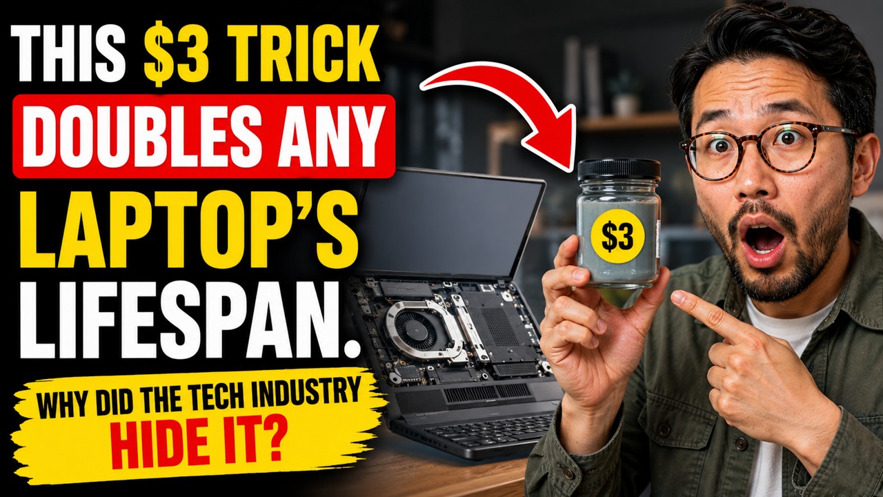 This $3 Trick Doubles ANY Laptop's Lifespan  Why Did the Tech Industry Hide It?
