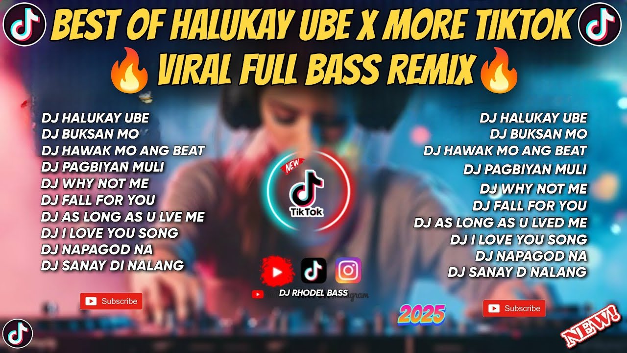 🔥BEST OF HALUKAY UBE X BUKSAN MO X MORE TIKTOK VIRAL FULL BASS REMIX/DJ RHODEL BASS🔥