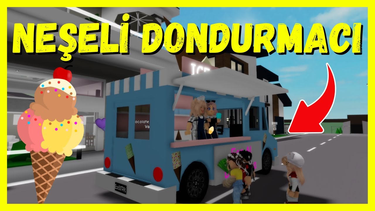 🚚NEŞELİ DONDURMACI🍦ROBLOX Brookhaven🏡RP