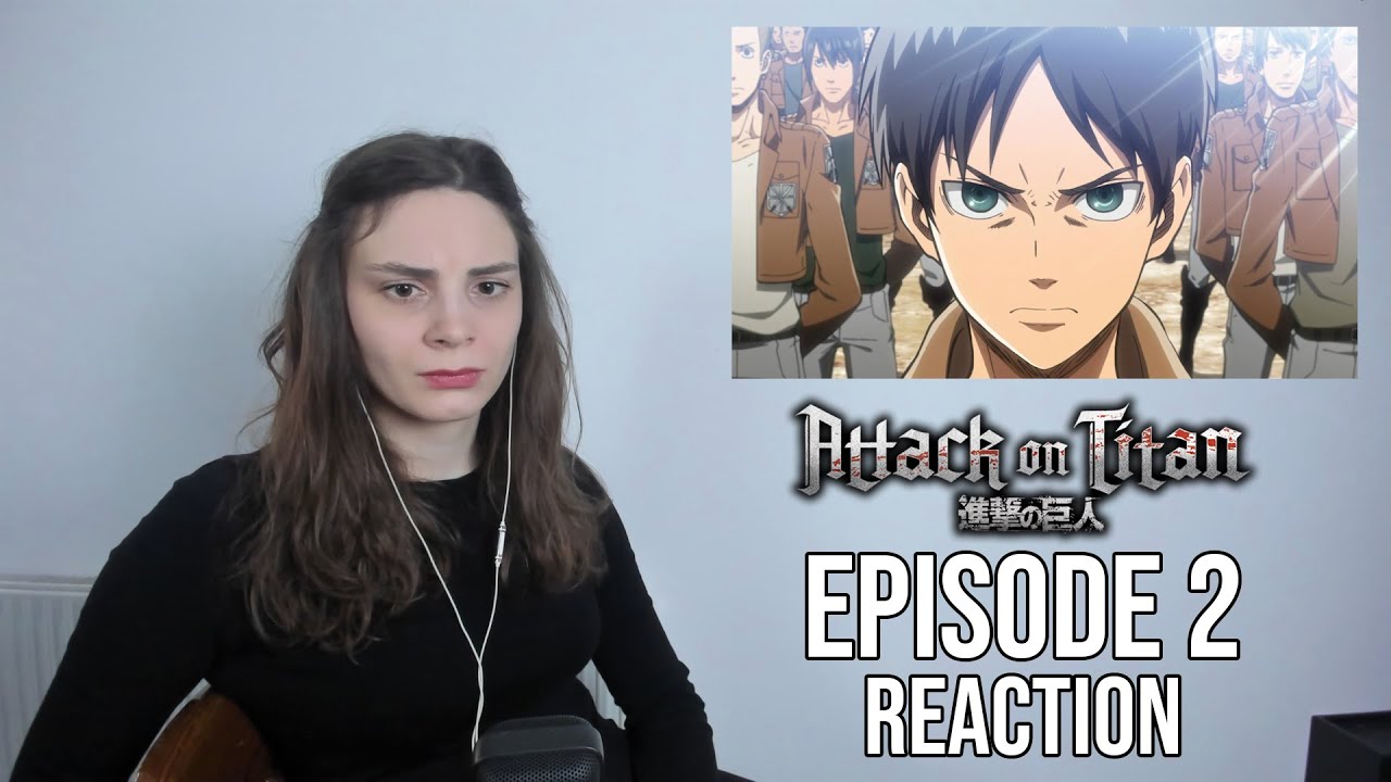 Attack on Titan 1x02 Reaction | FIRST TIME WATCHING ANIME!